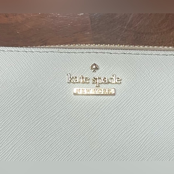 Kate Spade | Cameron Street Lacey Wallet | Island Waters (Mint green/blue color) - Picture 4 of 10